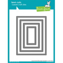 Lawn Fawn Stitched Rectangle Large Stackables dies